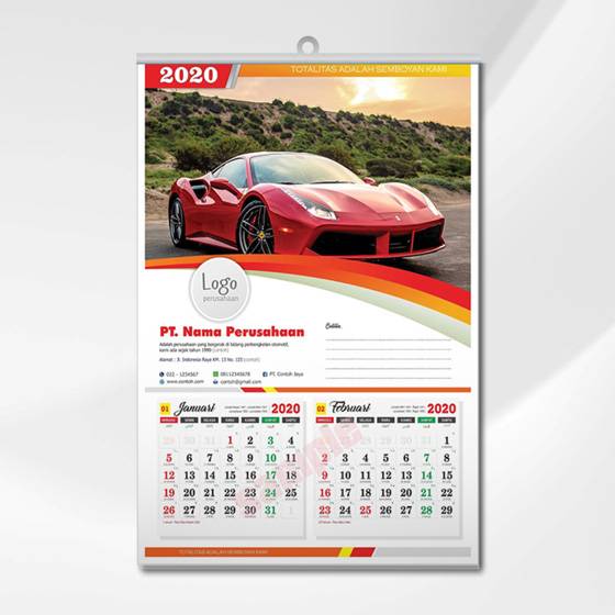 Kalender Dinding 46x64cm AC260