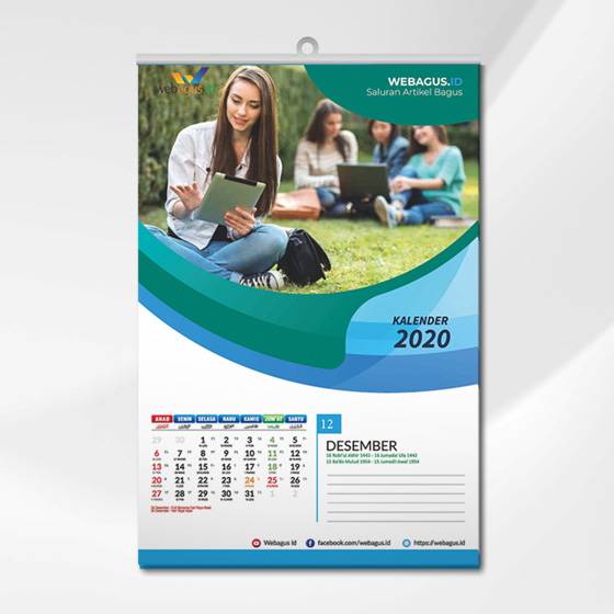 Kalender Dinding 50x70cm 80 Gsm 