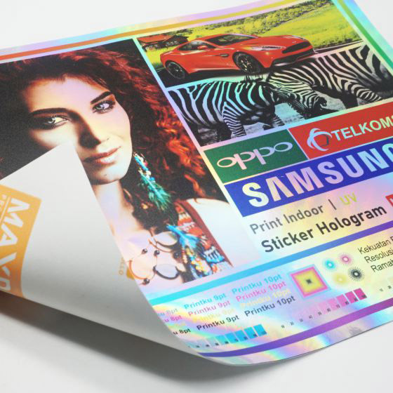 Print UV Sticker Hologram