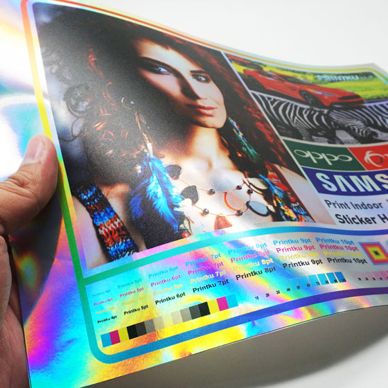 Print UV Sticker Hologram